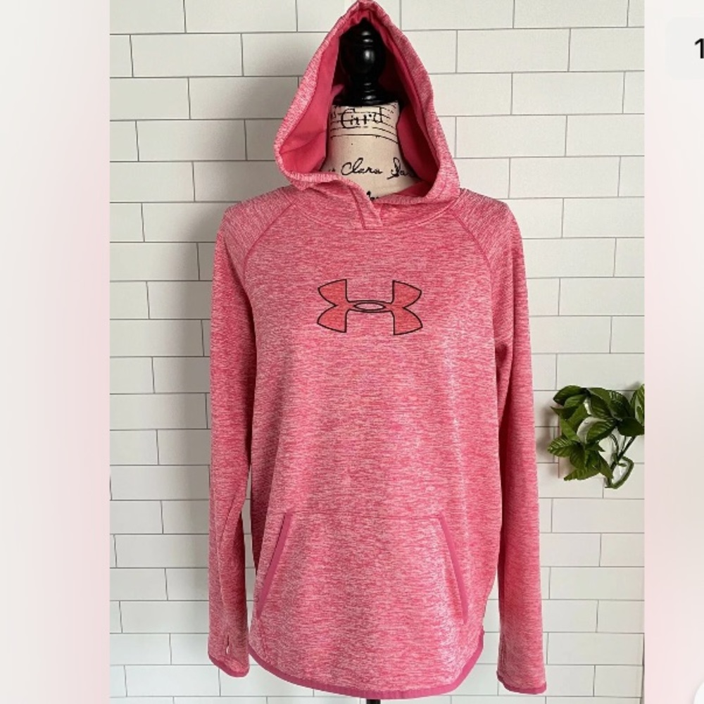 EUC Under Armour UA Storm 1 Hoodie Size Large Pink